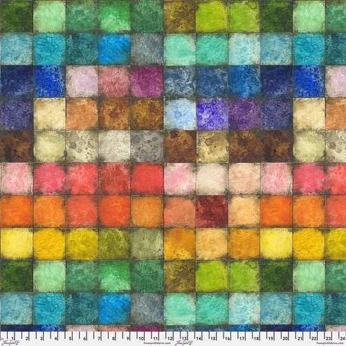 Patchwork Baumwolle - Tim Holtz - Colorblock - Multi - Patchwork